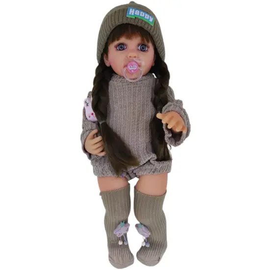 Doll Yeez Wood JX299 Сlothes Wool Body Brown