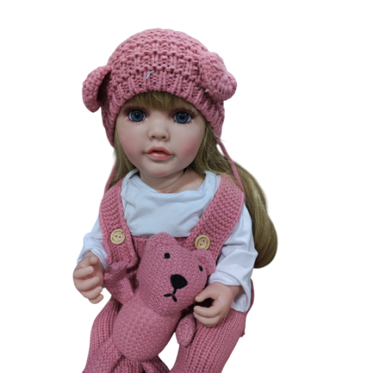 Toys Doll Premium Edition JX88 Сlothes Wool Dresses Pink