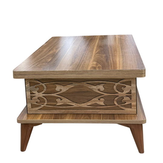Журнальный стол TRANSFORMER SEHIRLI 95x60 HARELİ CEVİZ EMSO