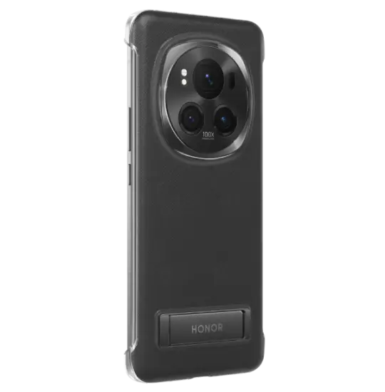 HONOR Magic6 Pro PU Bracket Case Black