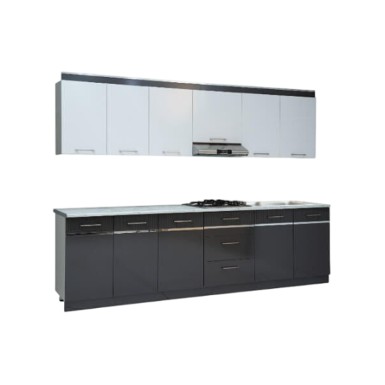 Alzzoni Vero кухонная мебель - Белый антрацит