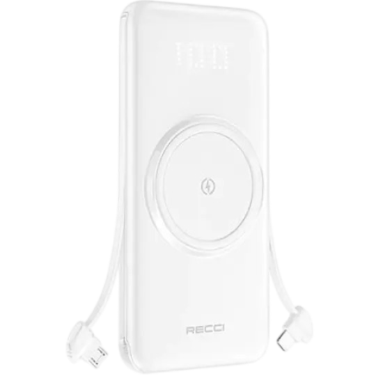 Recci Spirior Wireless  RPB-N28 10000 mAh White