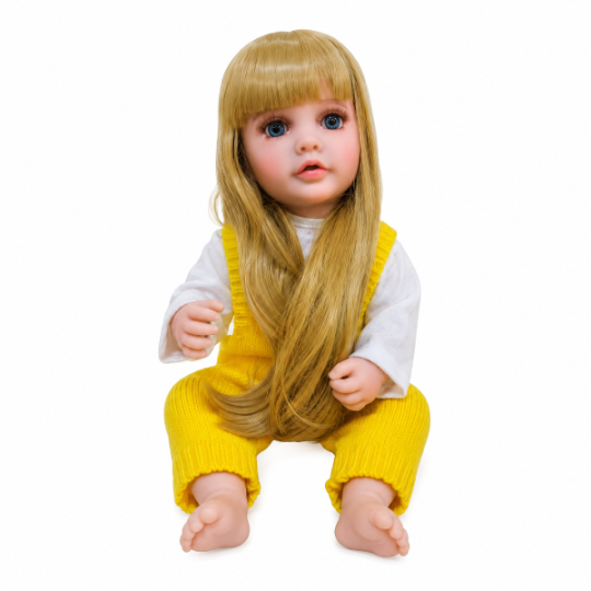 Toys Doll Premium Edition JX88 Сlothes Wool Overalls Yellow