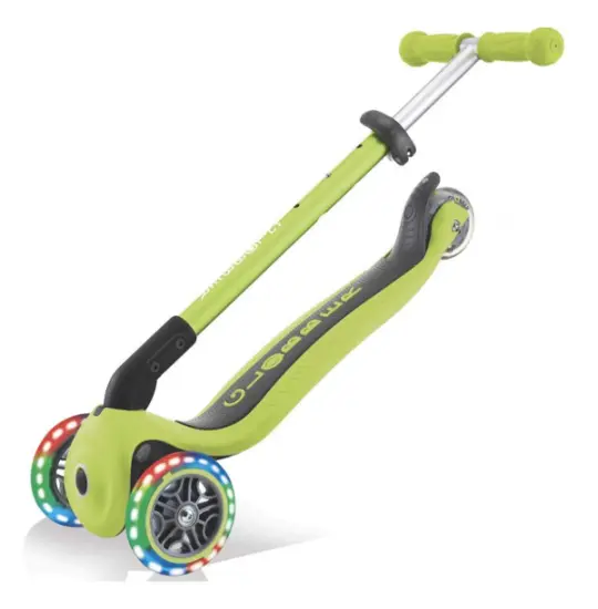 Globber PRIMO FOLDABLE LIGHTS LIME GRN (4897070184893)