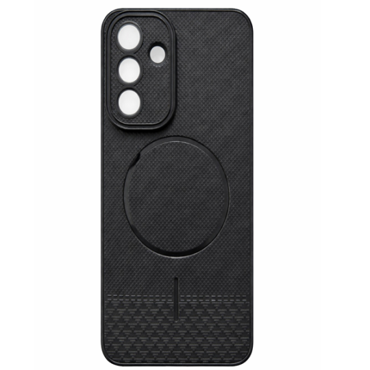 Samsung Galaxy A56 Hard case Leather Magsafe Drip Black