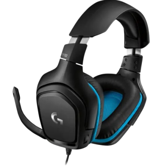 Logitech G432 Leatherette Gaming Black&Blue