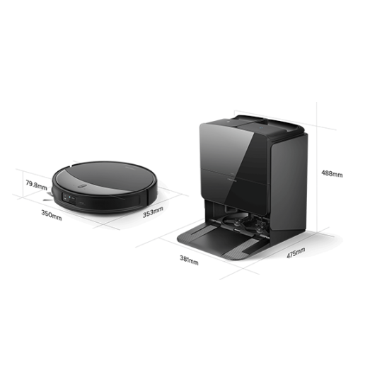 Roborock Saros 10 Black S90VER+EWFD32HRR (S1052-00)