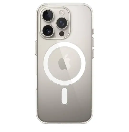 Apple Iphone 16 Pro case Silicone Case with MagSafe MA7E4ZM/A Clear