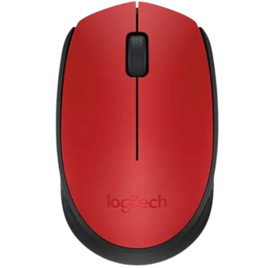 Logitech M171 Mouse Wireless Red