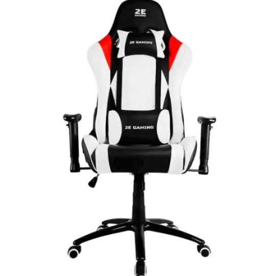 2E Gaming Chair 2E-GC-BUS-BKRD Bushido White&Black