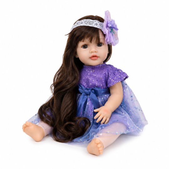 Toys Doll For Love JX300 Сlothes Dresses with Beads Violet