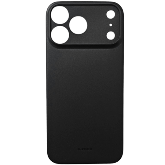 Iphone 17 Pro Max case Air Skin Kzdoo Ultra Slim Black