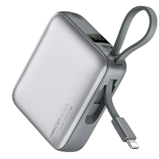 Recci RPB-P62 10000 mAh Gray