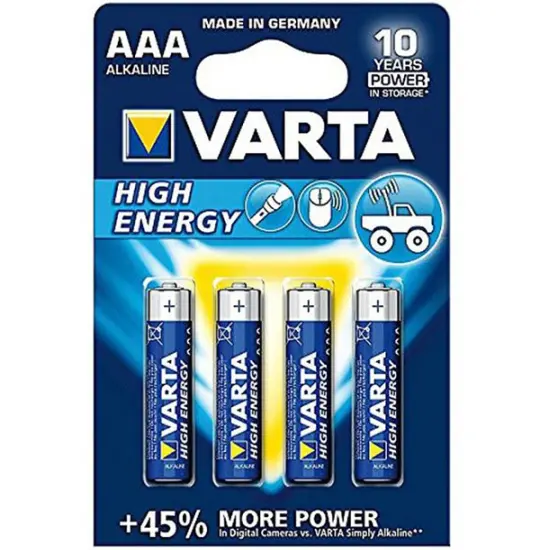 Varta High Energy AAA4 Battery
