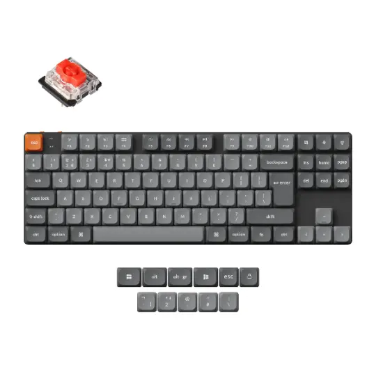 Keychron K1 Max Gateron White Backlight Red Switch