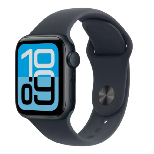 Apple Watch SE 3 GPS 40mm Midnight Aluminium Case with Midnight Sport Band - S/M