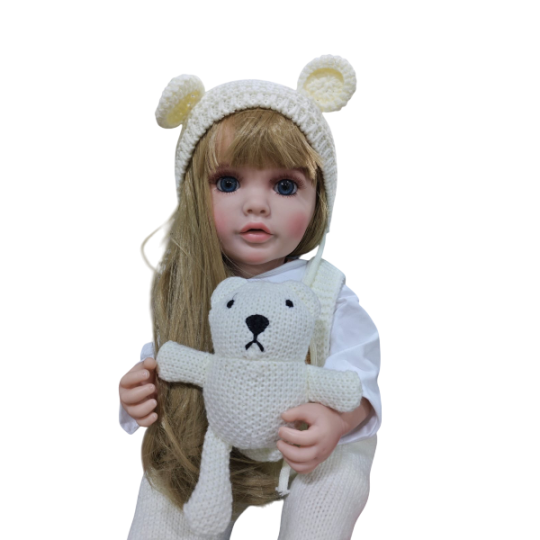 Toys Doll Premium Edition JX88 Сlothes Wool Overalls White