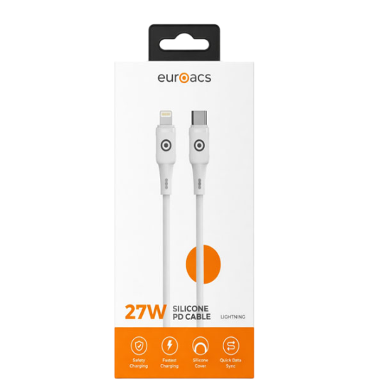 USB Type-C to Lightning Euroacs EU-Z214 White