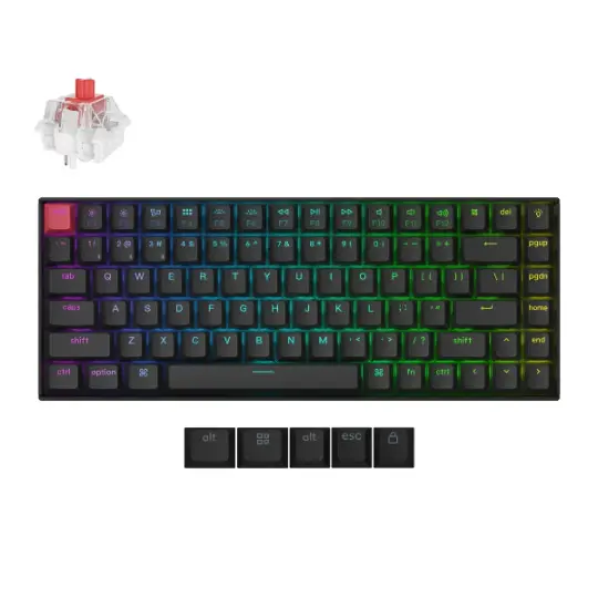 Keychron K2 (Version 3) Swappable RGB Backlight Red Switch