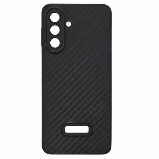 Samsung Galaxy A17 Hard case Leather Carbon Black