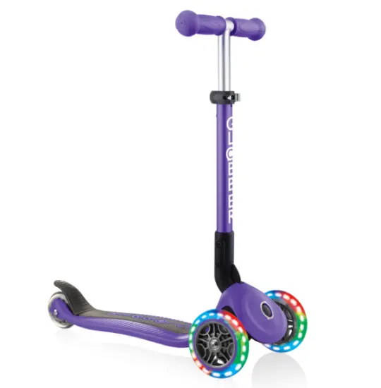 Globber PRIMO FOLDABLE PLUS LIGHTS VIOLET (439-103)