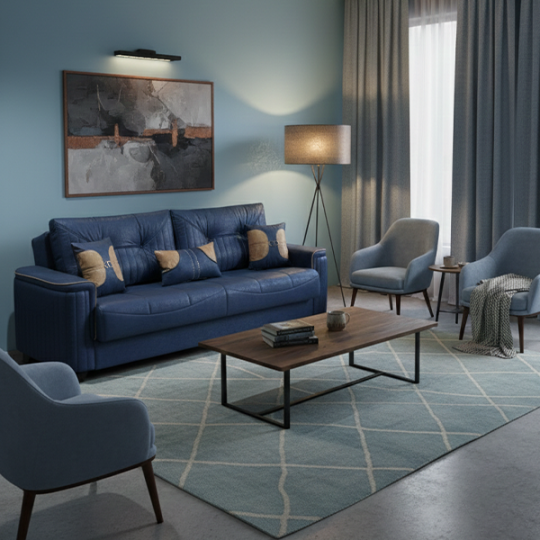 Диван SALOGLU Flamingo 3-yerli, Tiger07/Tiger03