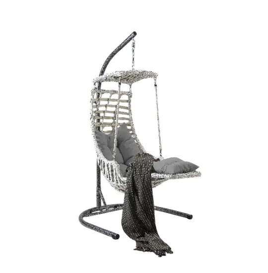 Capri Swing Rattan Bağ-Balkon Yelləncəyi White