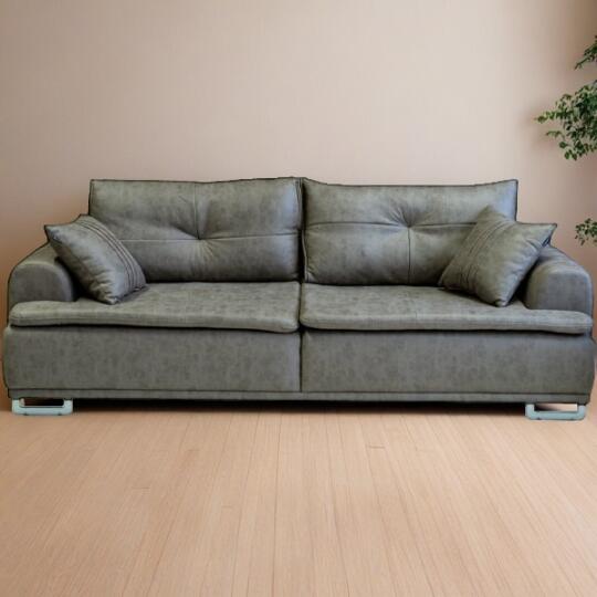 Divan SALOGLU Monaco 3-yerli, Luxor05/Metal Ayaq