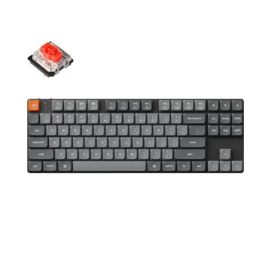 Keychron K1 Max Gateron White Backlight Red Switch