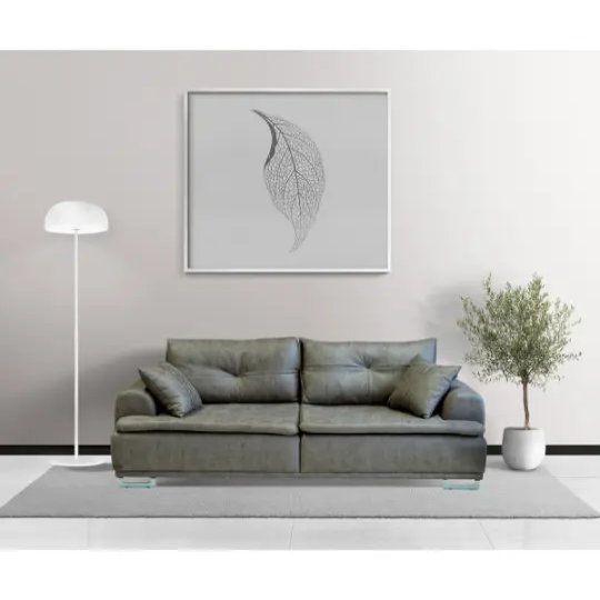 Divan SALOGLU Monaco 3-yerli, Luxor05/Metal Ayaq