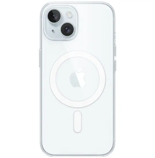 Apple Iphone 15 case Silicone Case with MagSafe MXRK3ZM Clear