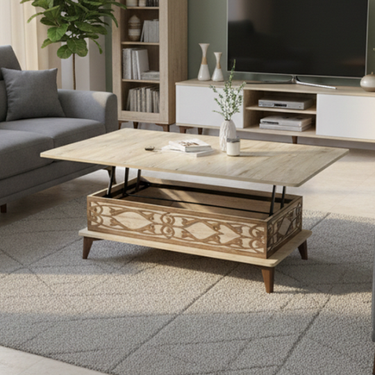 Журнальный стол TRANSFORMER SEHIRLI 95x60 BONİFASIO EMSO