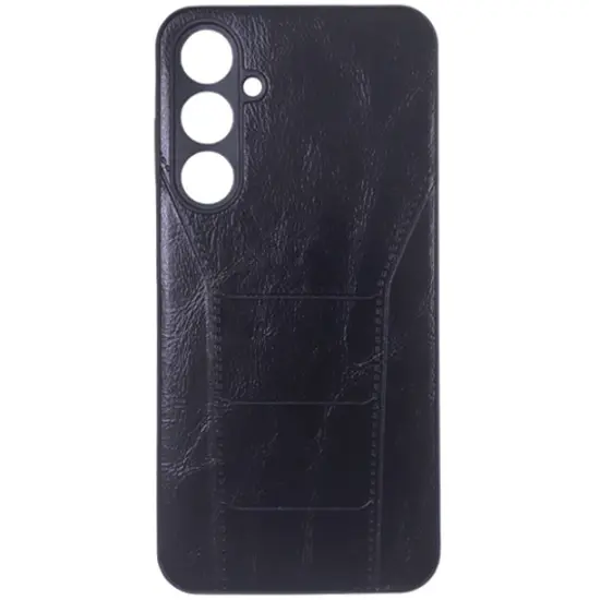 Samsung Galaxy A35 case Leather Black
