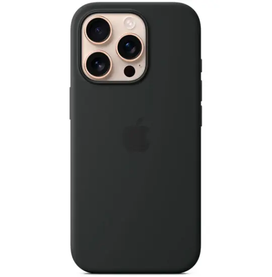 Apple Iphone 16 Pro case Silicone Case with MagSafe MYYJ3ZM/A Black
