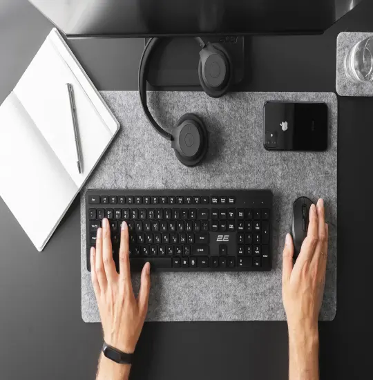 2E KS260WB Wireless Black