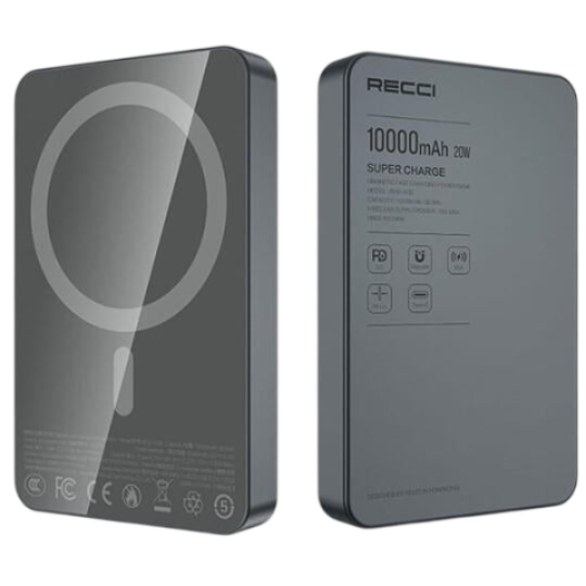 Recci RPB-W36 10000 mAh Dark Gray