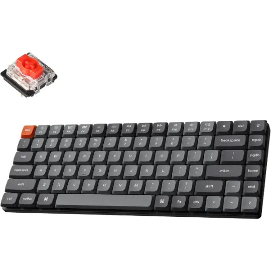 Keychron K3 Max Gateron White Backlight Red Switch