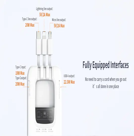 Recci Nature RPB-N45 10000 mAh White