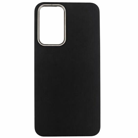Samsung Galaxy A56 case Leather Camera Open Black