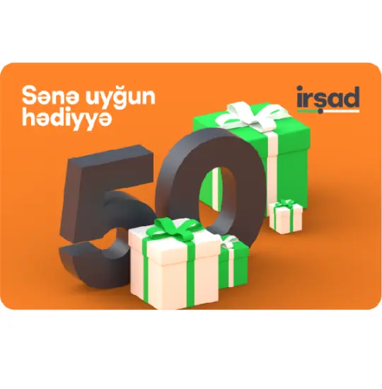 ŞadKart 50 AZN hədiyyə kartı