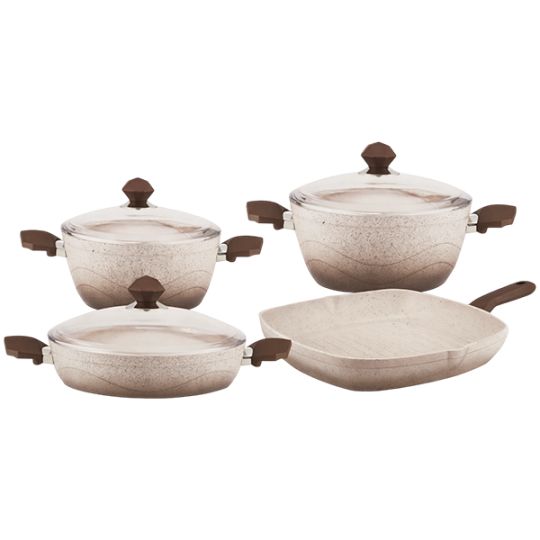 Martef Granit – 7 предметов, кремовый цвет