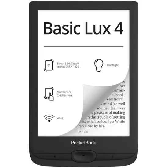 PocketBook 618 Basic Lux 4 Ink Black