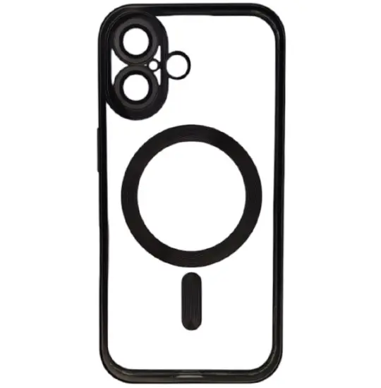 Iphone 16 case Silicone Hard Magsafe Black