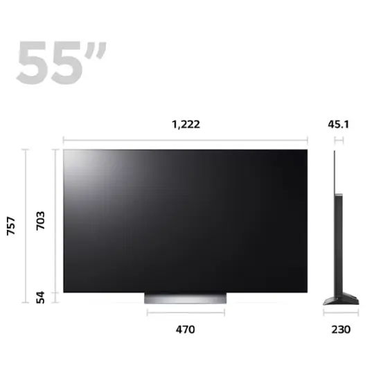LG 55" OLED55C36LC (308MAFCANY15) Outlet