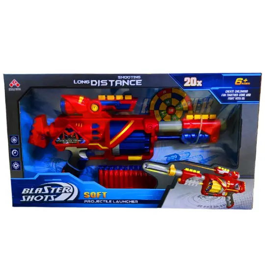 Blaster Shots Kai Li Toys SB541 Toys Red&Blue