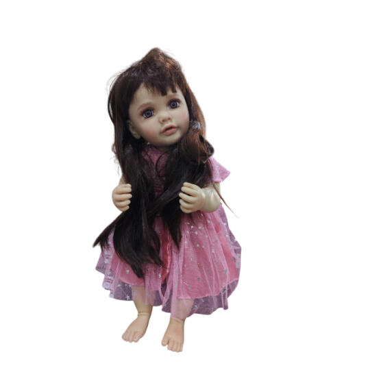 Toys Doll Yeez Wood with Remote JX90 Сlothes Dresses with Beads Pink