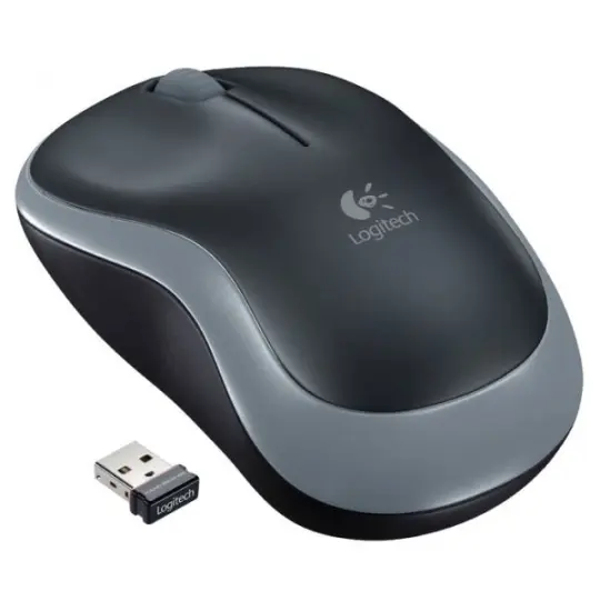 Logitech M185 Mouse Wireless Grey