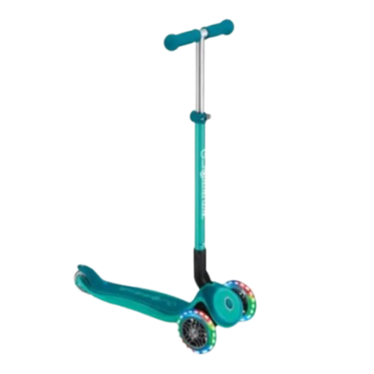 Globber PRIMO FOLDABLE PLUS LIGHTS EMERALD GREEN (439-107)
