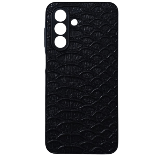 Samsung Galaxy A26 case Leather Crocodille Black