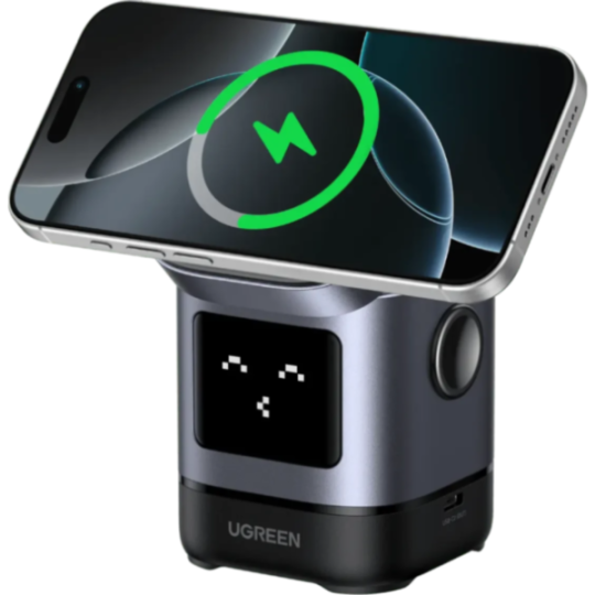UGreen 2-in-1 Magnetic Wireless Charger (W709_45775)
